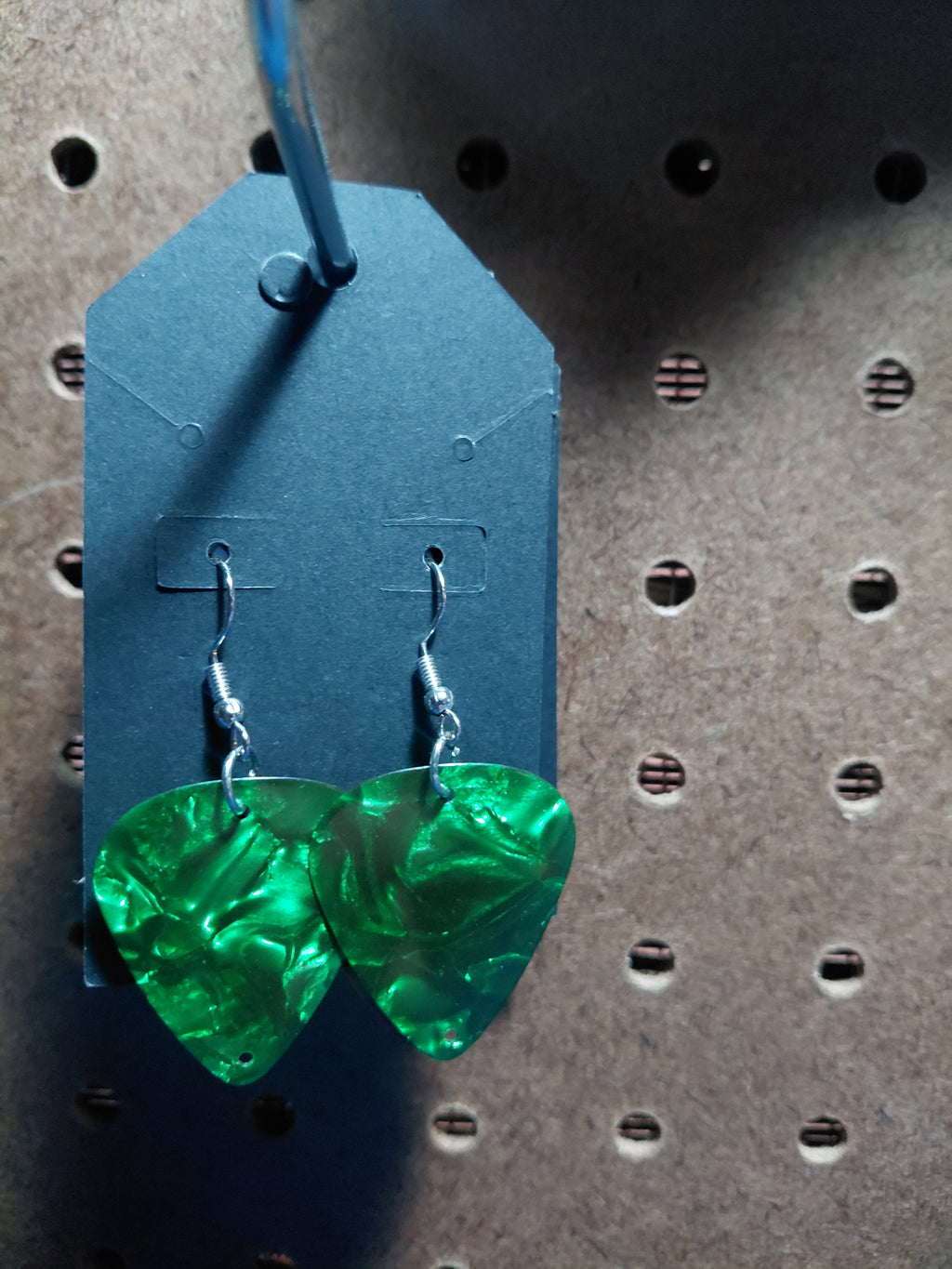 guitar pick earings